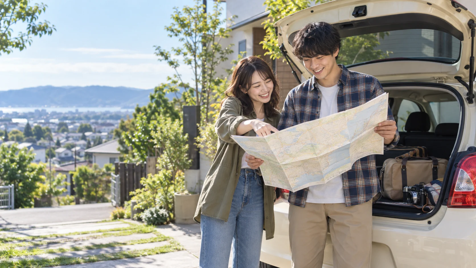 「どこへ行こう？」から、楽しい。