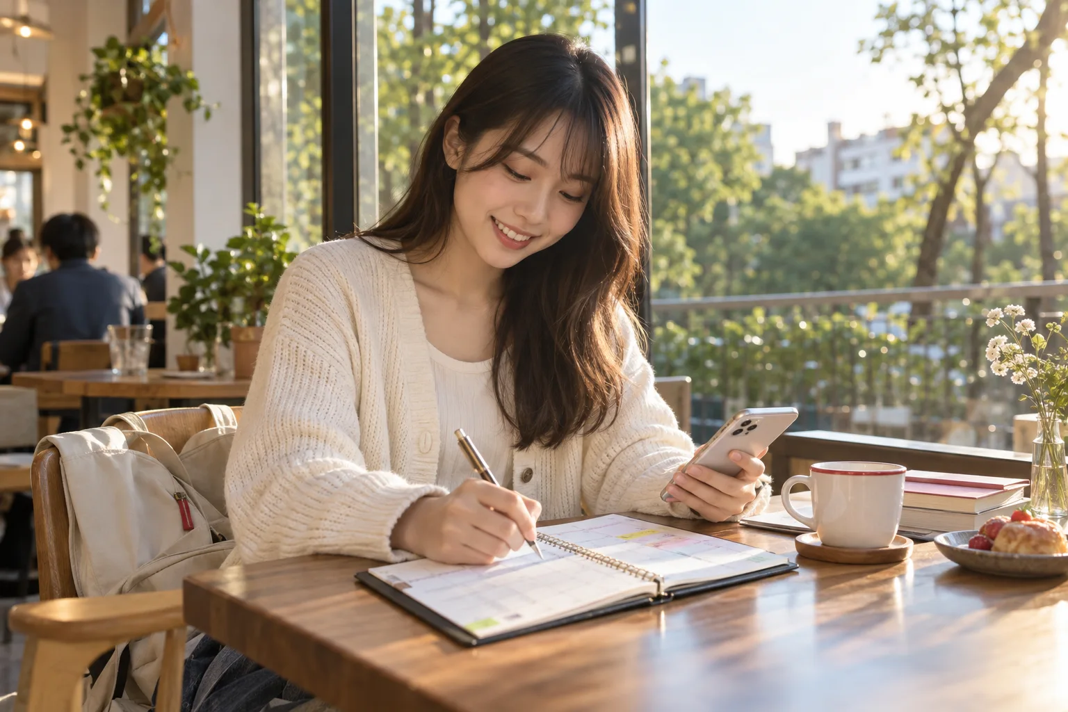 新生活に向けて予定を立てるイメージ