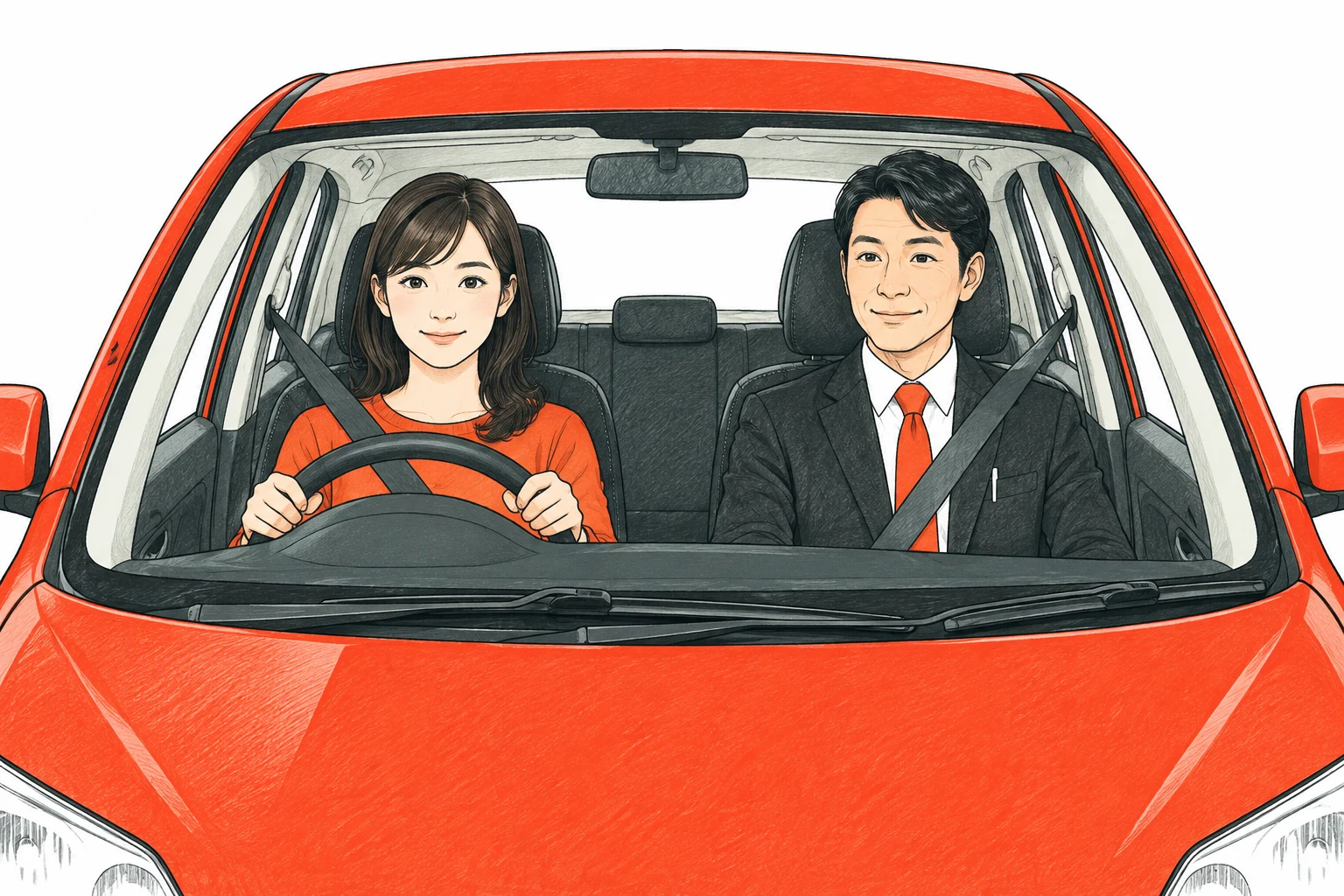 あなたはMT・ATどっち?+のイラスト
