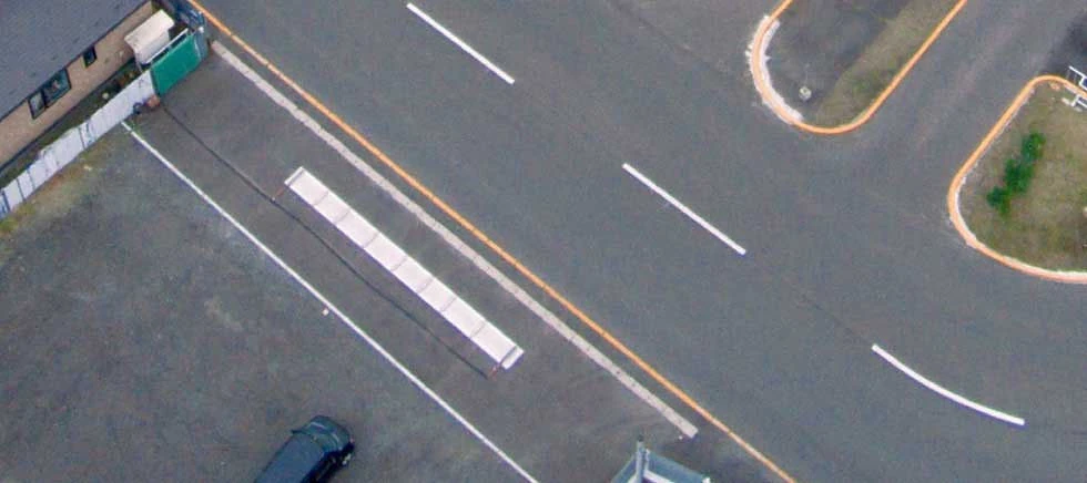 KDSの教習コース：二輪のバランス練習